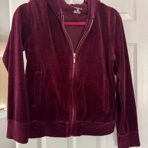 Jones New York Sport Maroon Hoodie